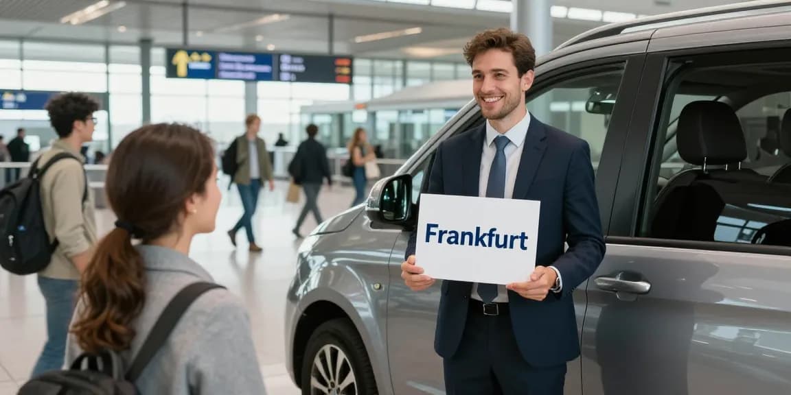 Flughafen Shuttle Transfer mit vertrauenswürdigem Anbieter am Frankfurter Flughafen.