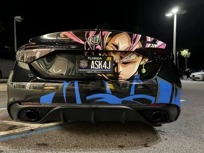 Dodge Challenger Full Wrap – Nur bei 10KWRAPS mit Anime-Stil