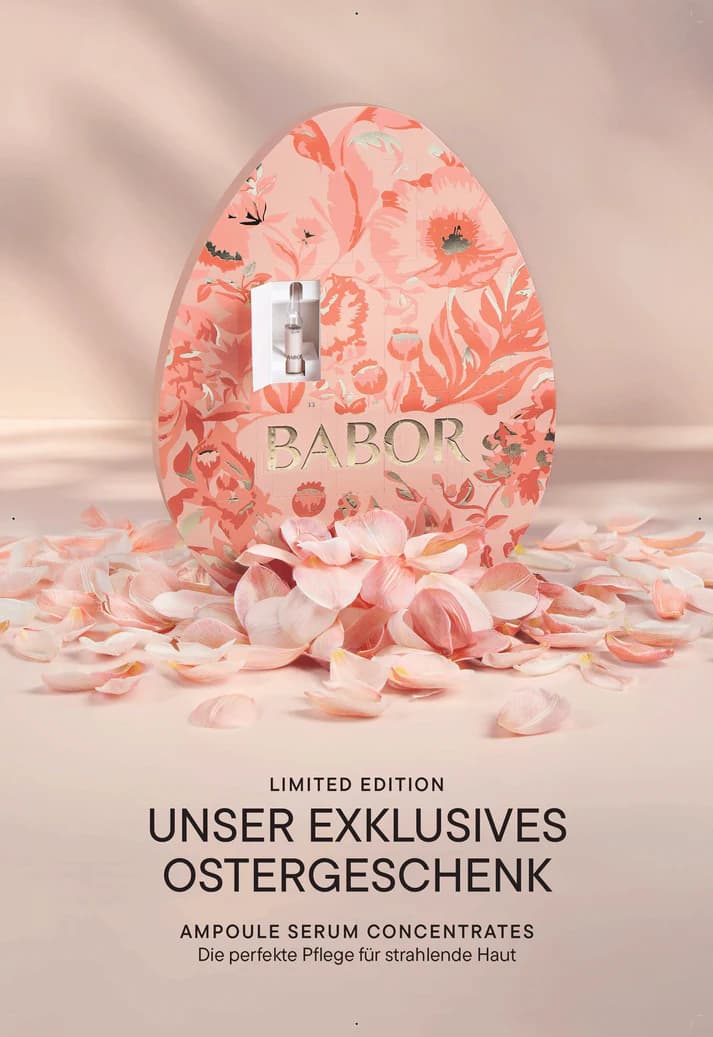 Schenk deiner Haut ein Osterei voller Schönheit mit Babor: Das BABOR Ampullen Osterei 2025!