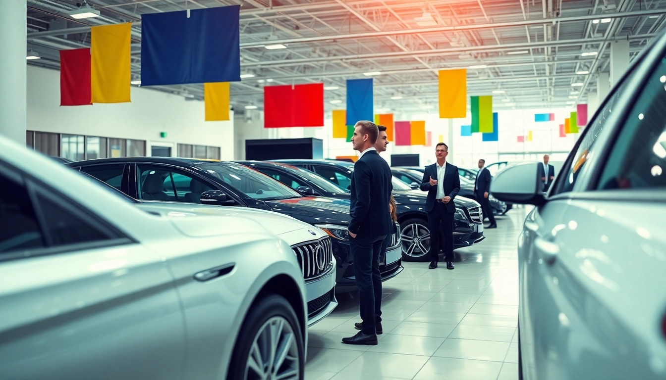 Auto kaufen in einem modernen Autohaus mit freundlichen Verkäufern und einer großen Auswahl an Fahrzeugen.