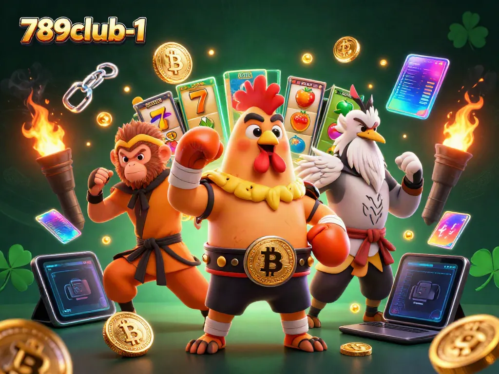 Engage with 789club-1's vibrant casino experience featuring dynamic characters and rich casino elements.