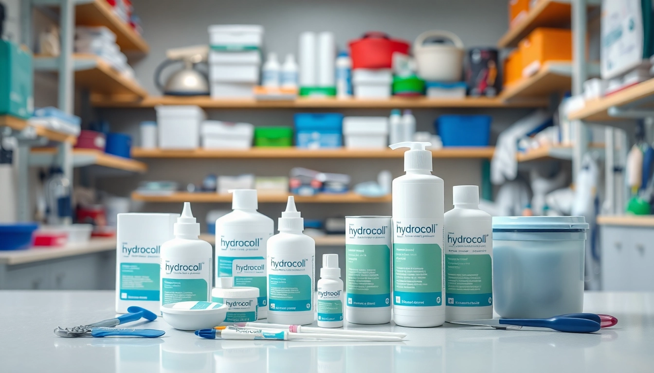 Verwenden hydrocoll hartmann Produkte in einer organisierten medizinischen Umgebung für effiziente Versorgung.