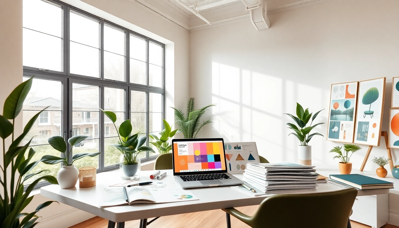 Discover innovative workspace aesthetics at Haus of Design, featuring a creative interior design studio.