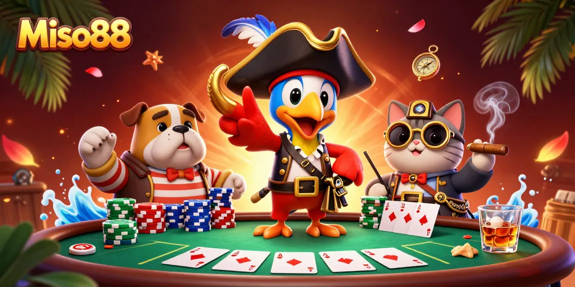 Experience thrilling poker action with Miso88's vibrant casino scene.