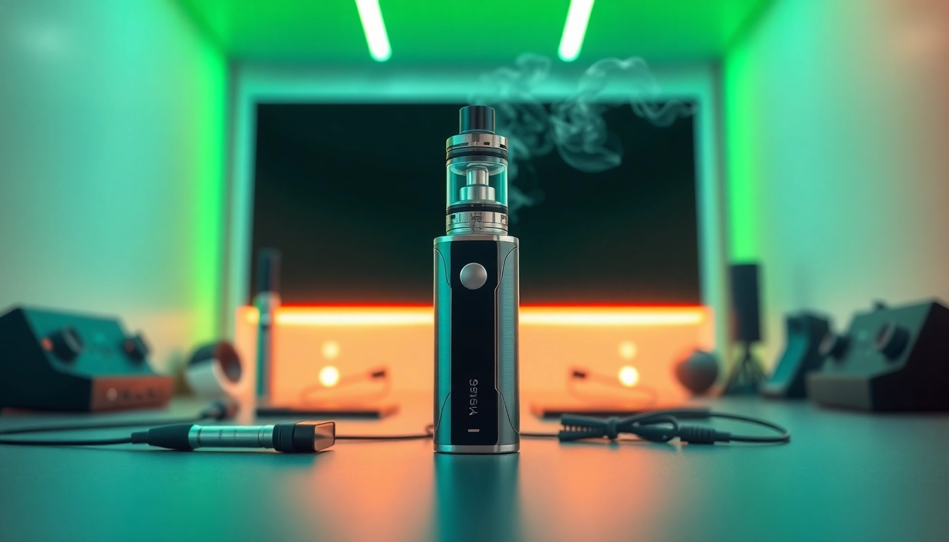 Engaging scene showcasing a geekthc disposable vape device with sleek design elements.