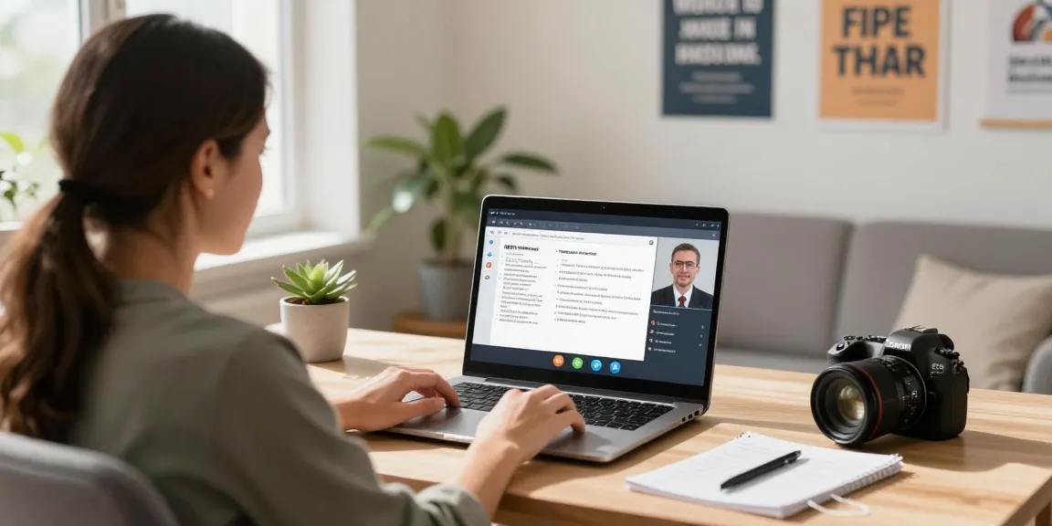 Fesselnde MPU Vorbereitung Online-Sitzung in einem hellen Homeoffice-Umfeld mit Videokonferenz und Lernmaterialien.