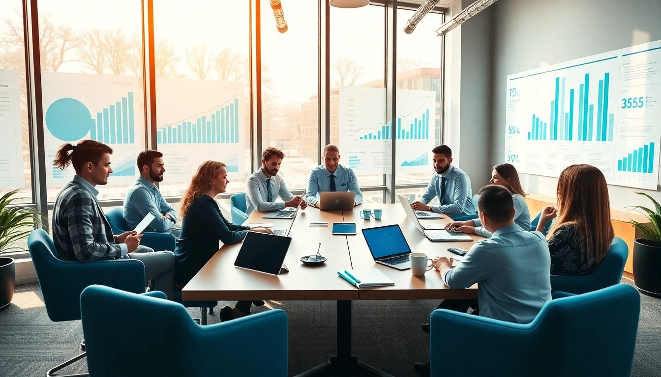 Effektive Prozessverbesserung im Büro durch engagierte Teamarbeit und moderne Technologien.