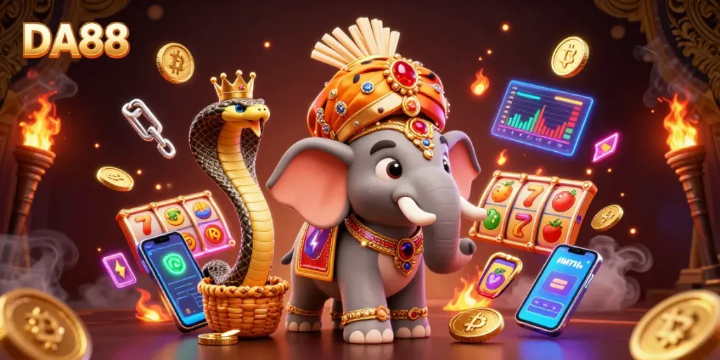 Engage in thrilling gameplay and rich rewards at DA88 with vibrant 3D slots and crypto elements.