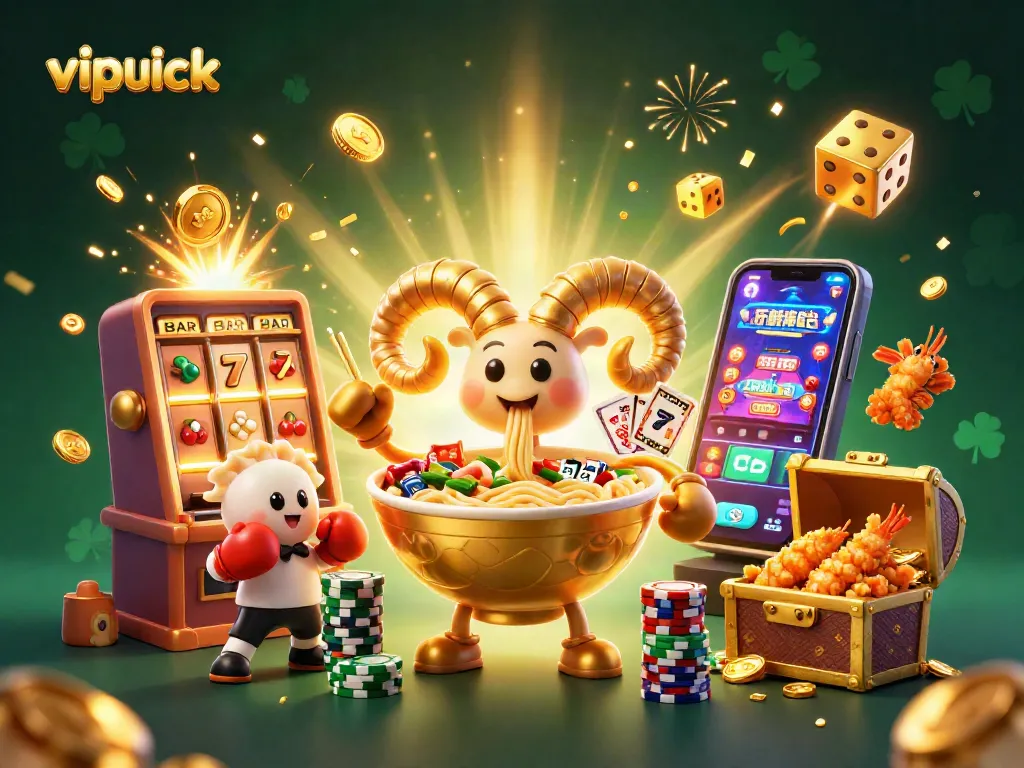 Win big with vipluck at the dynamic casino showdown featuring a giant ramen bowl dealer!