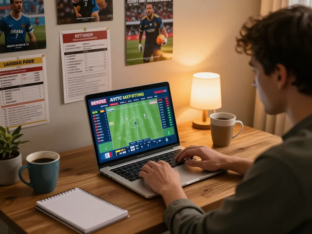Engaging with live sports betting on llwin3 from a cozy home setup with odds displayed