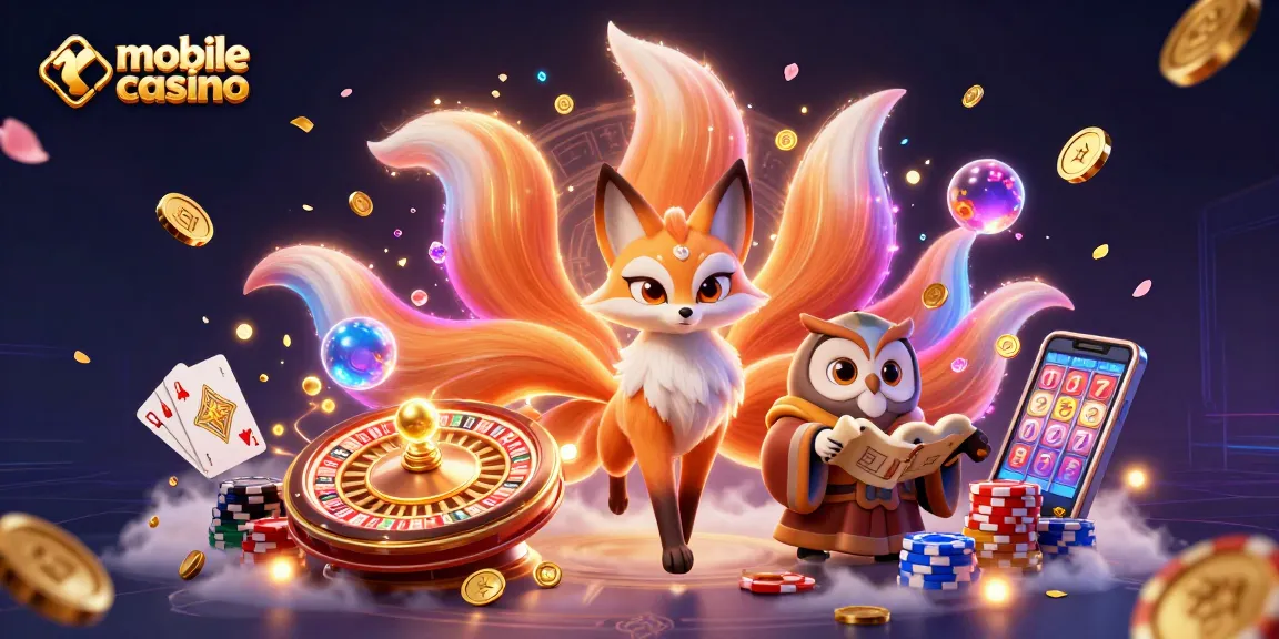 Experience thrilling gameplay in a vibrant mobile casino with animated characters and dynamic elements.