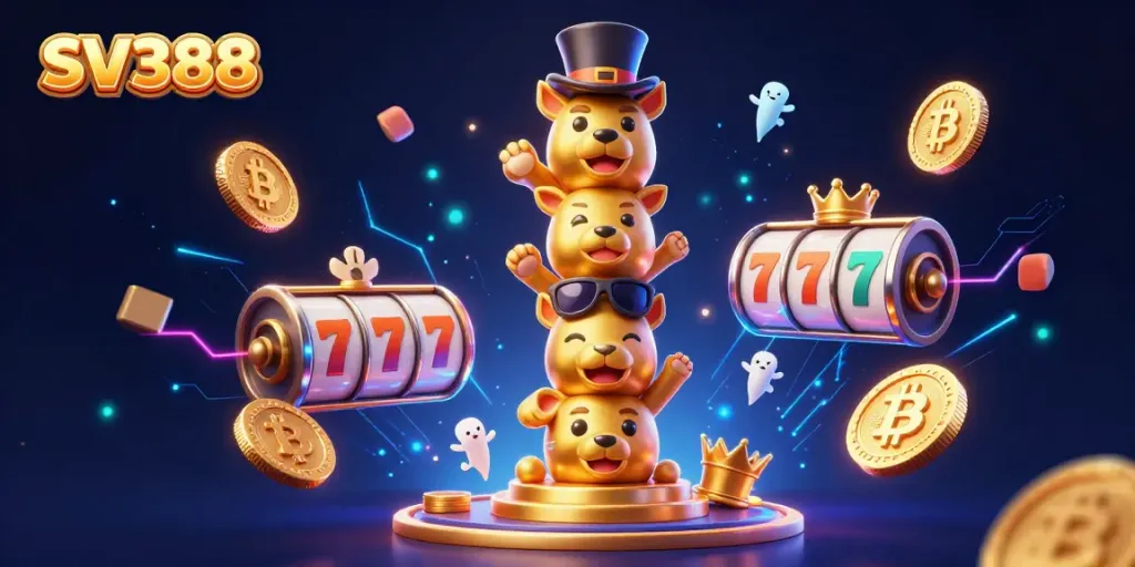 Engage with SV388's vibrant 3D casino world, full of dynamic characters and dazzling gaming elements.