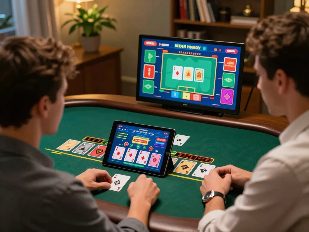 Engaging scene of a player enjoying Trang chủ SC88 blackjack online, emphasizing responsible gaming.