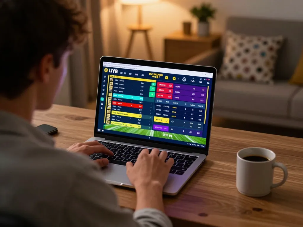Engaging sports betting action on a laptop with 56 WIN odds displayed live.