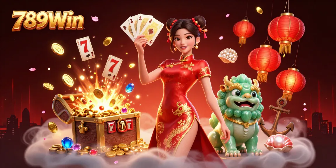 Win big at 789Win with exciting games and dynamic visuals in this vibrant illustration.