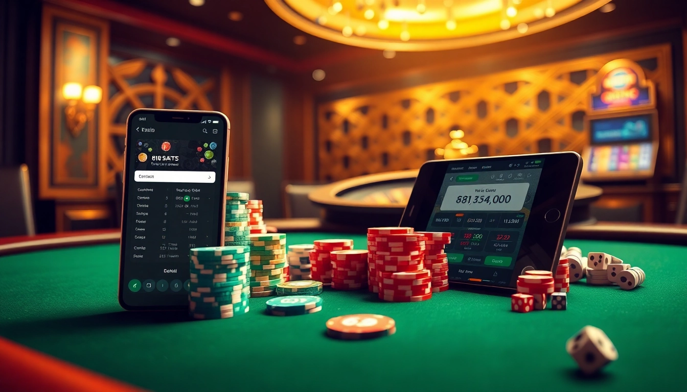 Experience the excitement of 88i bet with vibrant poker chips and a stylish casino table scene.