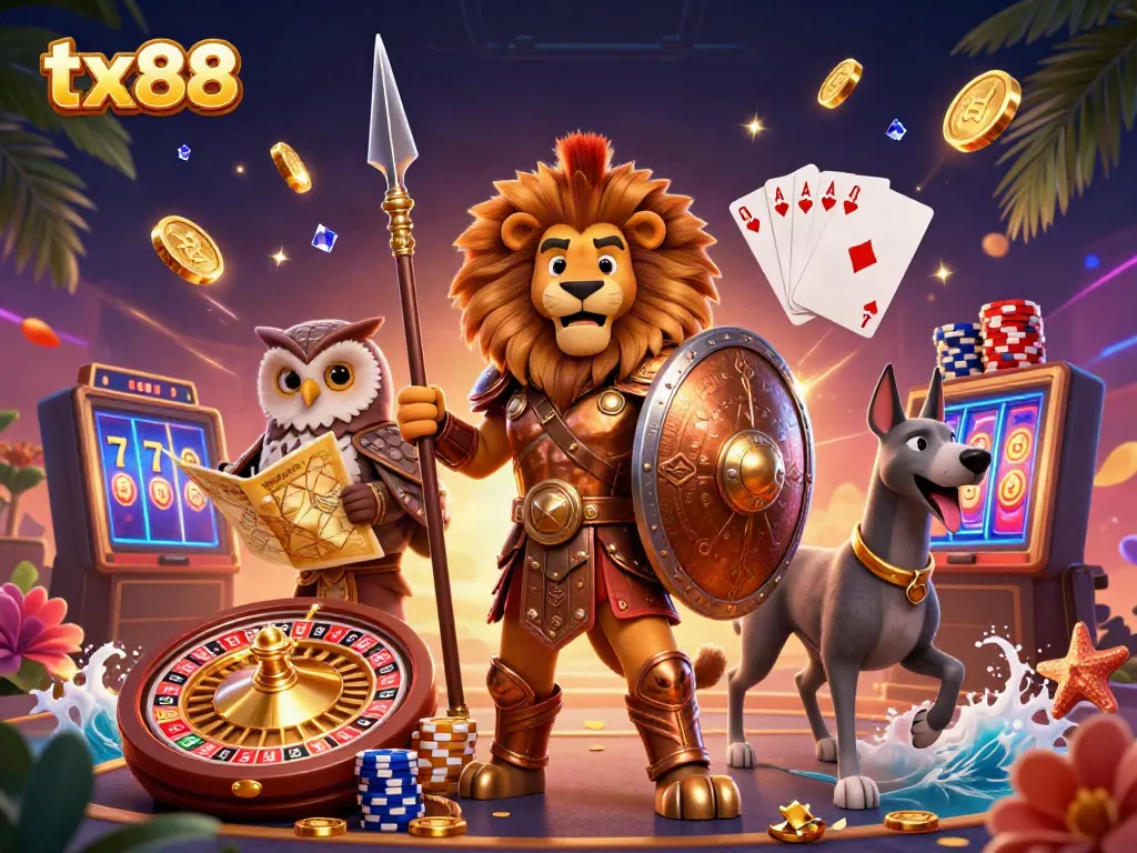 Experience thrilling online gaming with tx88, featuring dynamic casino elements and rich visual detail.