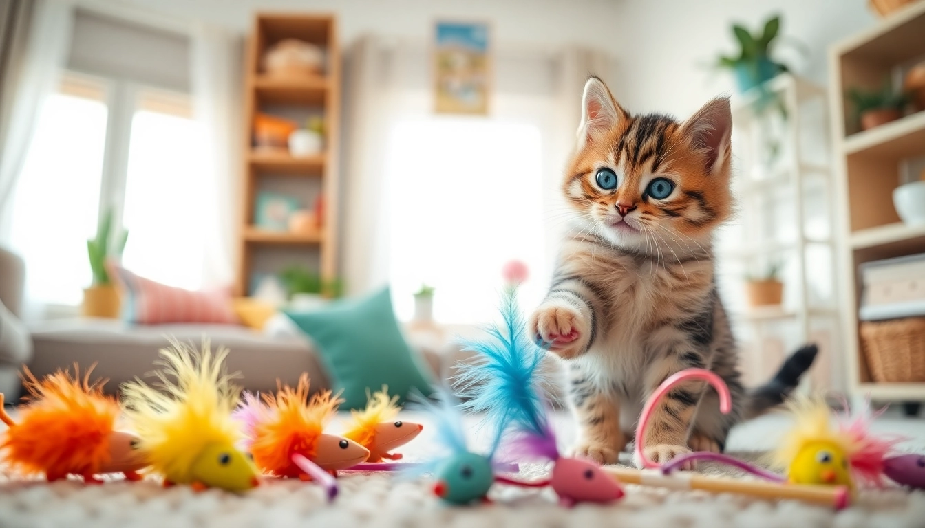 Interaktive spielzeuge für katzen sorgen für Freude und Motivation bei Katzen.