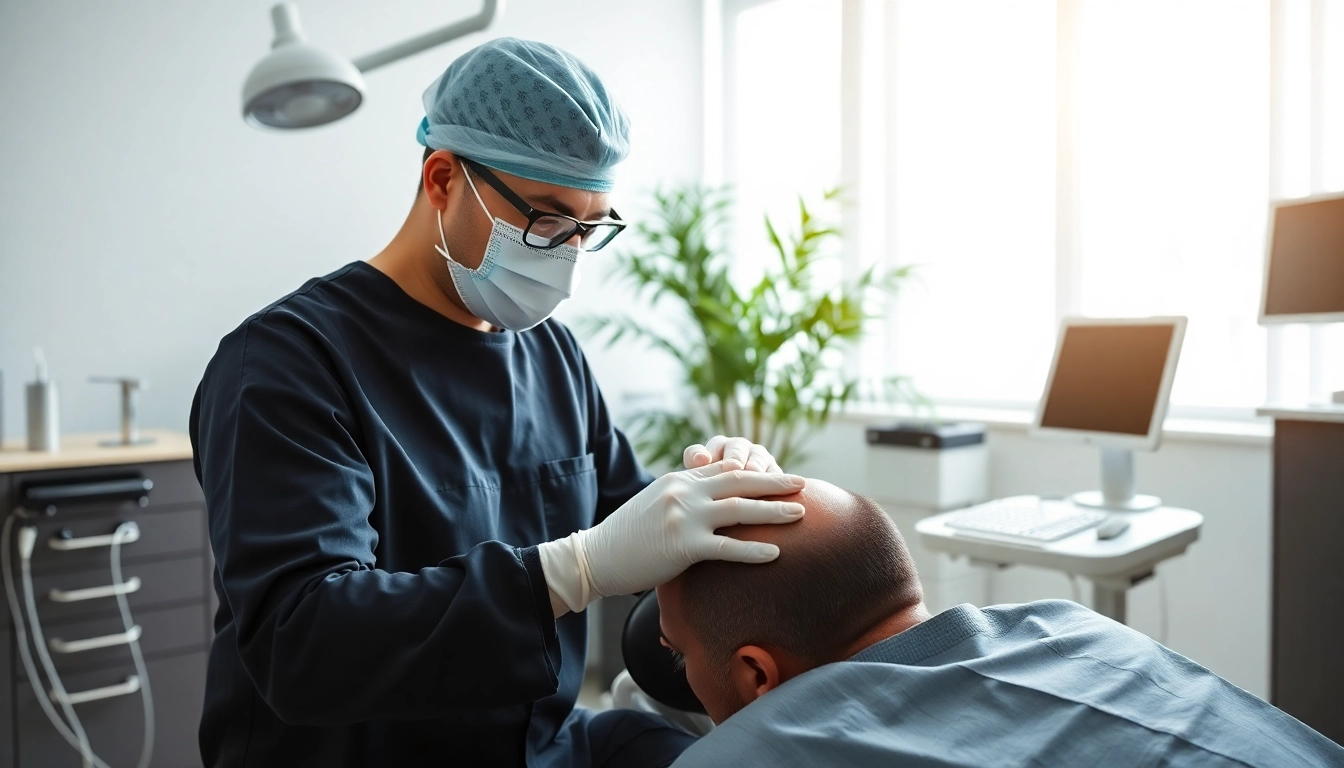 Effektive haartransplantation Türkei kosten in einer modernen Klinik mit Facharzt.