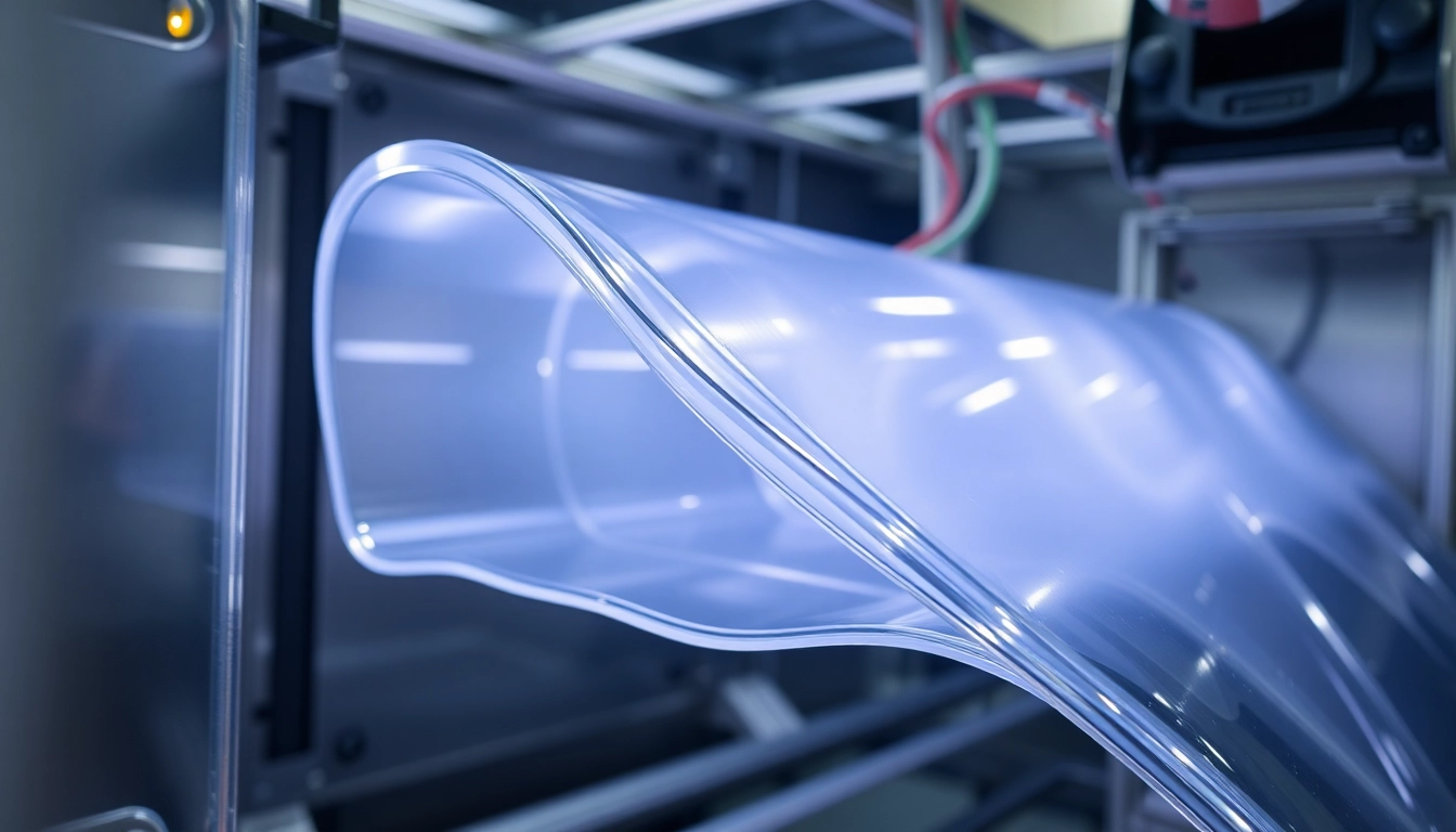 Transparent Polymethylmethacrylat im Spritzguss process displayed with clarity and precision.