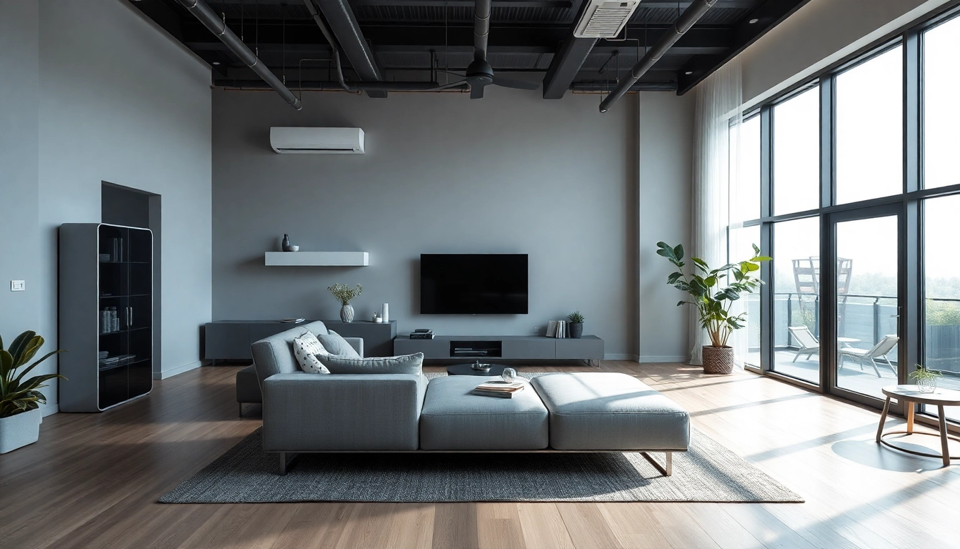 Showcasing Klimaanlagen in a stylish indoor setting, demonstrating efficient cooling solutions for modern homes.