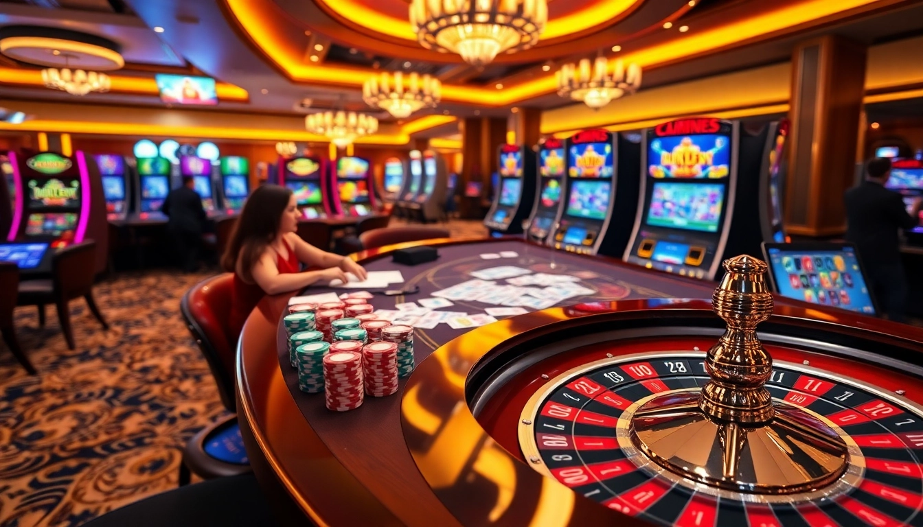 LUCK8 table game action featuring vibrant poker chips and playing cards in an exciting casino setting.