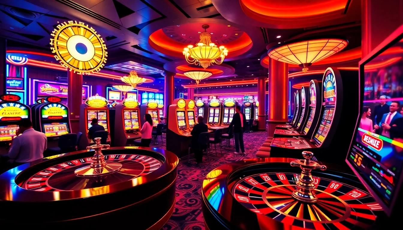 Experience exhilarating gameplay at casinos ohne gewinnlimit with vibrant gaming scenes and exciting activities.