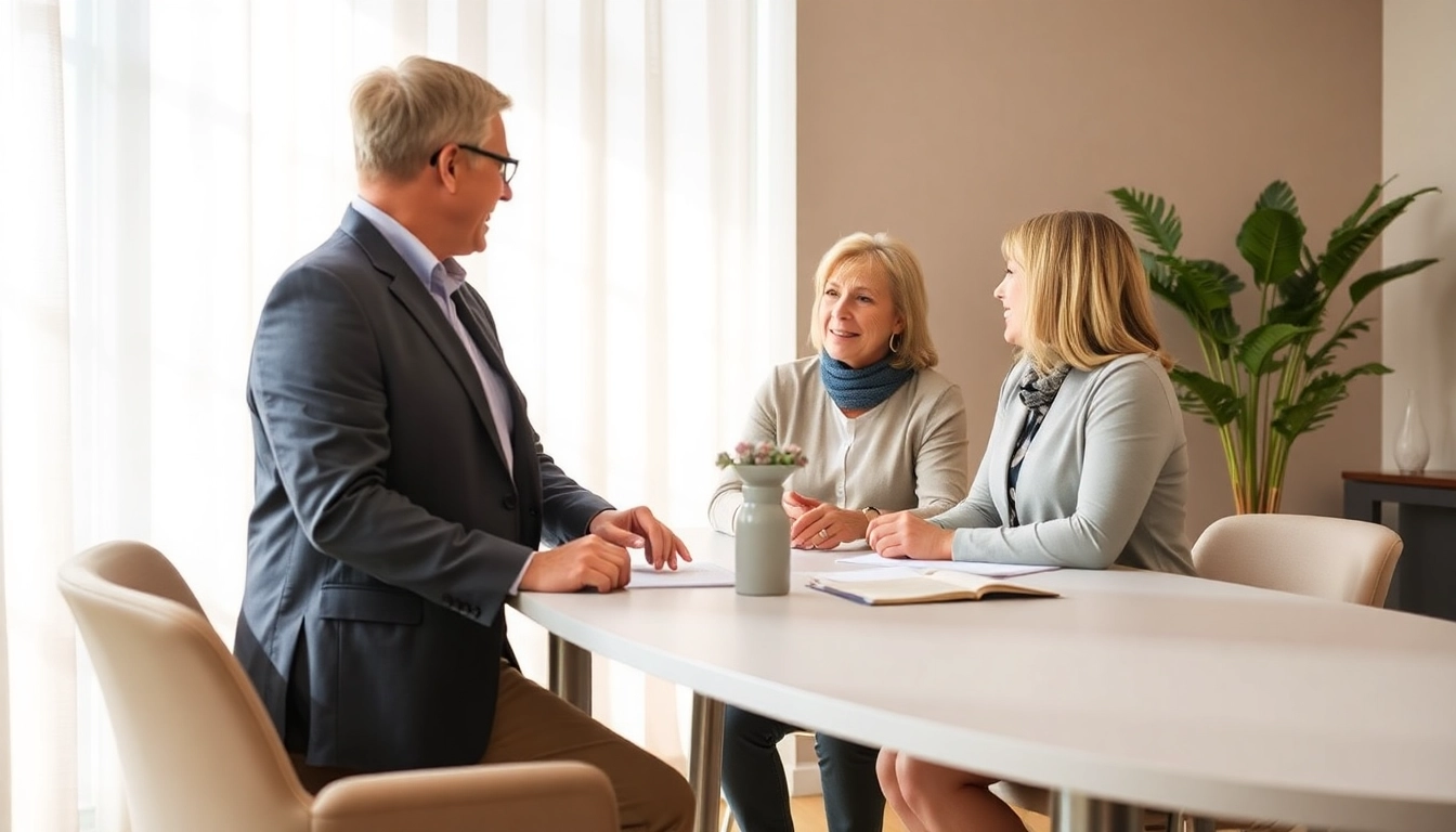 Beratung zu unternehmensberatung altenpflege in einem modernen Büro mit professionellem Ambiente.