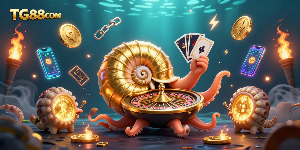 Experience the excitement of winning at TG88COM with ancient magical creatures in an immersive 3D casino.