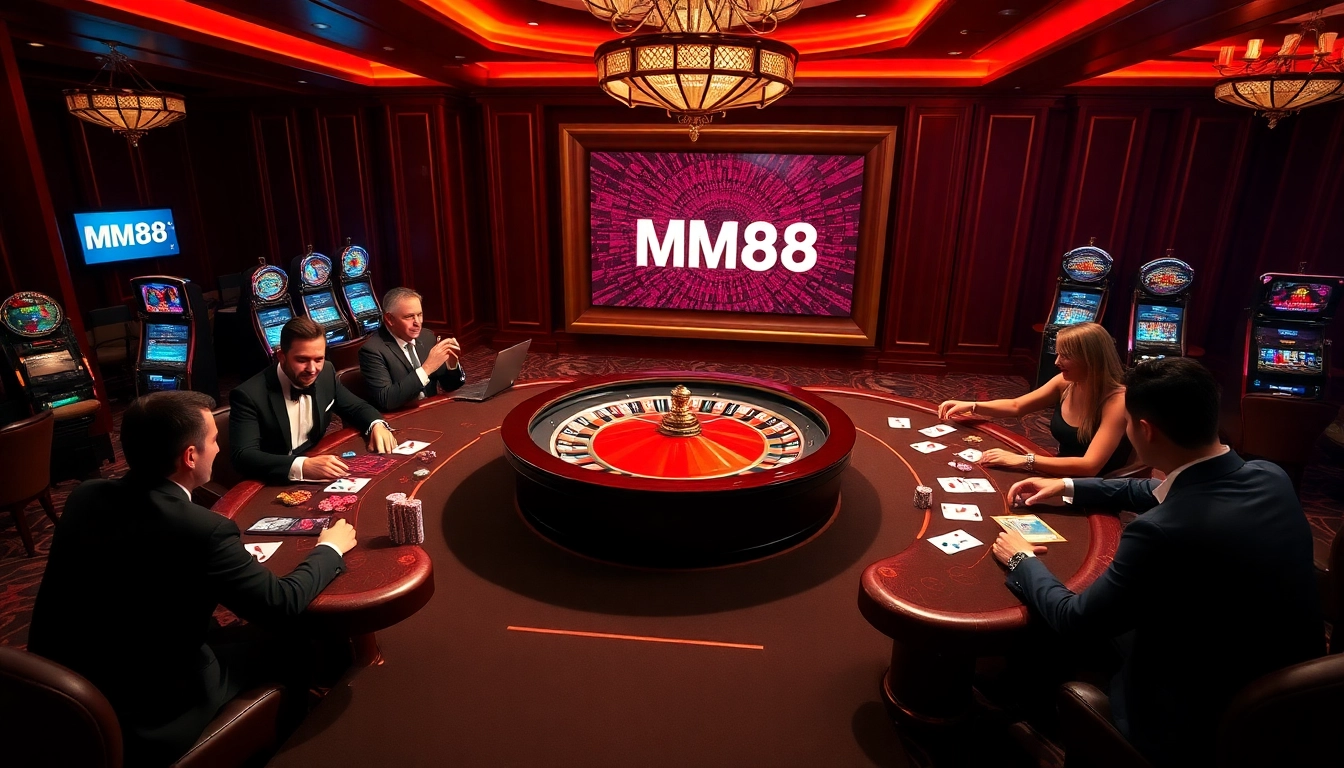 Experience luxury gambling at MM88 with exciting poker games and slot machines.