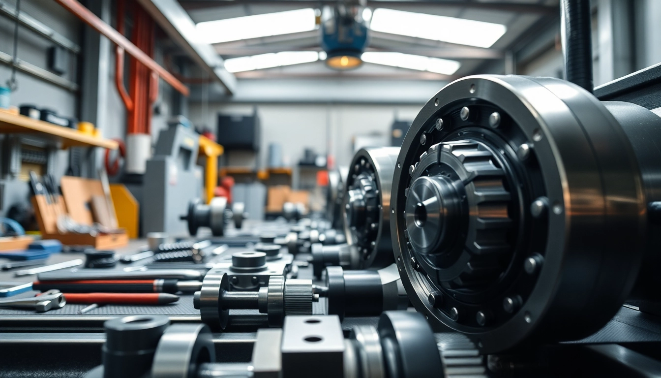 Drehteile im Fokus einer modernen CNC-Bearbeitungsumgebung mit präzisen Details.