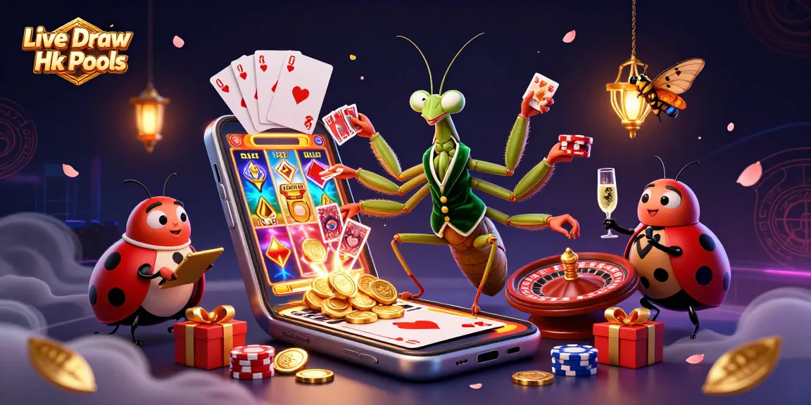 Experience Live Draw Hk Pools with a vibrant scene featuring a card sharp and pit boss.