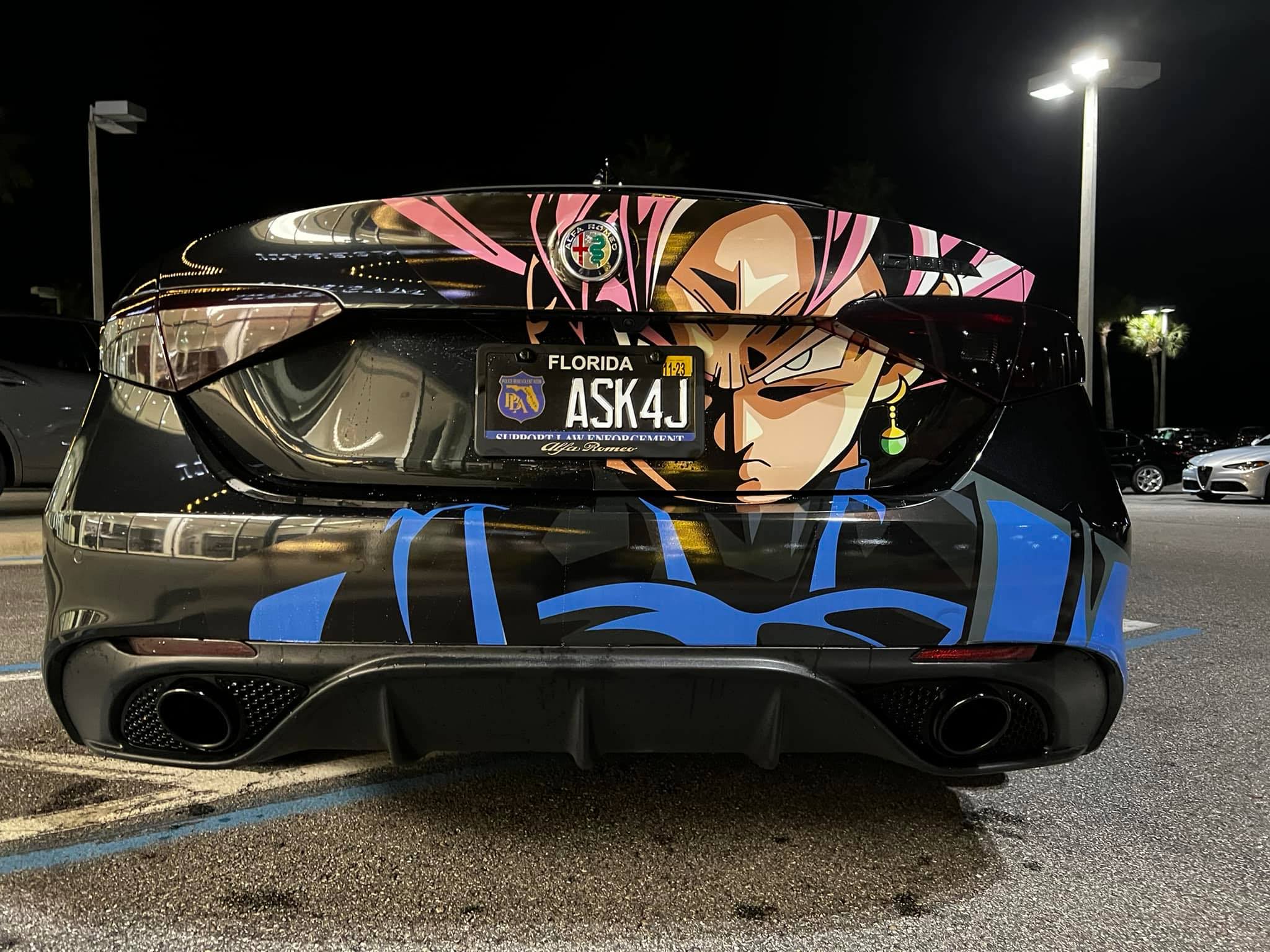 Dodge Challenger Full Wrap – Nur bei 10KWRAPS mit Anime-Stil