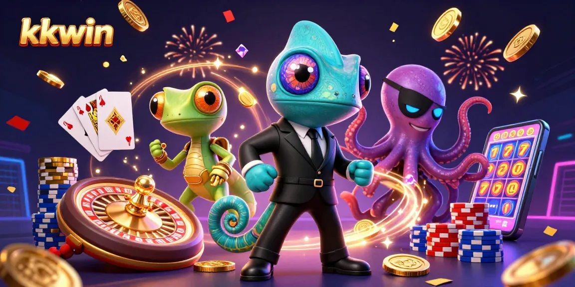 Experience thrilling betting adventures with kkwin in a vibrant 3D casino scene full of excitement.