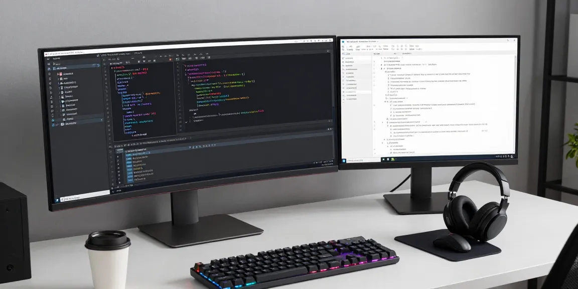 Immobilien Freiburg Softwareentwicklung: Modernes Entwickler-Setup mit fortschrittlicher Technologien.