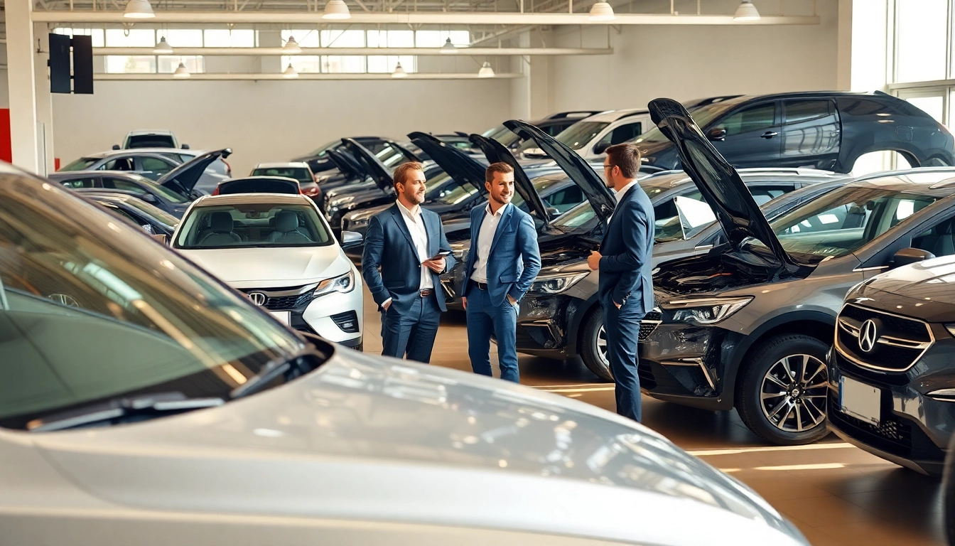Motorschaden Ankauf: Professionelle Fahrzeugankauf-Interaktion in einer hellen, einladenden Umgebung.