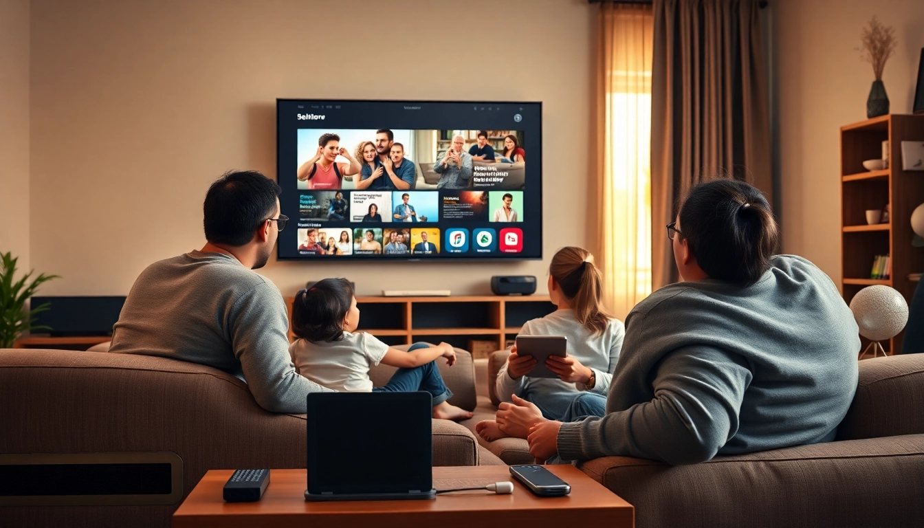 Iptv Kaufen für unterhaltsame Familienabende im modernen Wohnzimmer