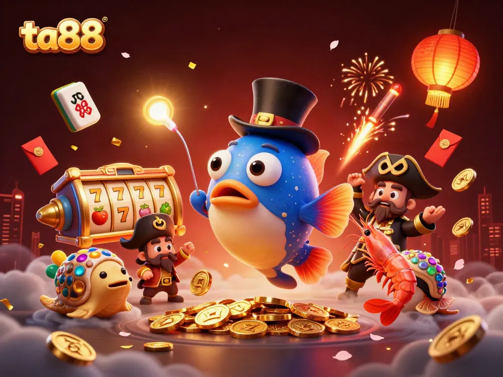 Capture winning moments at ta88 with glowing treasures and vibrant slot reels in action.