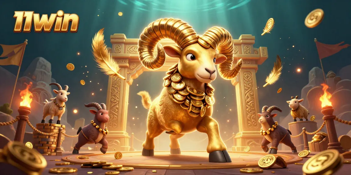Experience thrilling action in the 11WIN arena with the ultimate golden ram showdown.