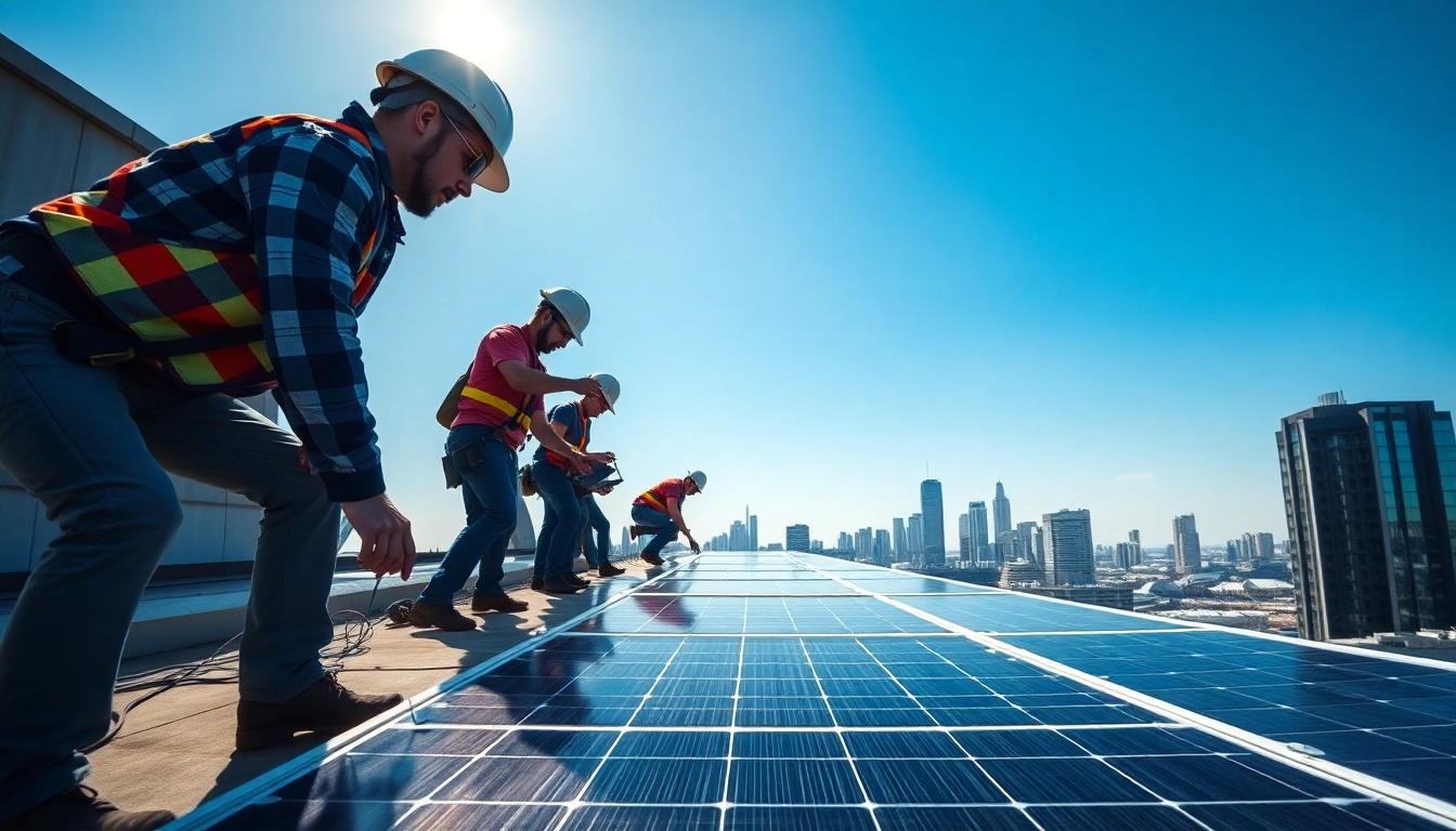 Steigere deine Photovoltaik Leads durch professionelle Solaranlageninstallation auf einem modernen Dach.