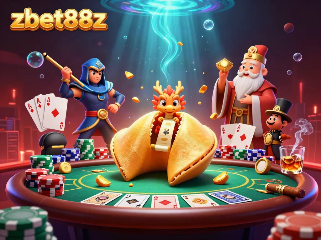 Experience exciting gameplay with zbet88z featuring a vibrant casino scene of fortune and fun.