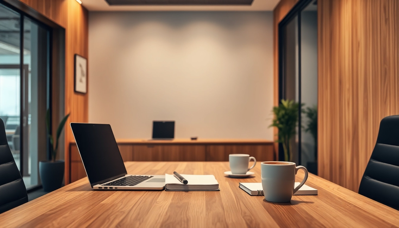 Headhunter Oberhausen: Professionelles Büro mit Laptop und Notizen für Rekrutierungsgespräche.