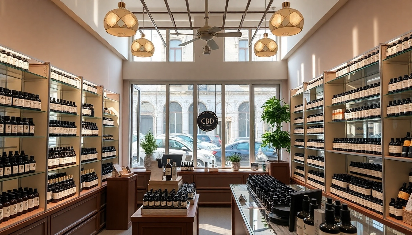 CBD kaufen in Zürich - wunderschöner, einladender Shop mit hochwertigen CBD-Produkten.