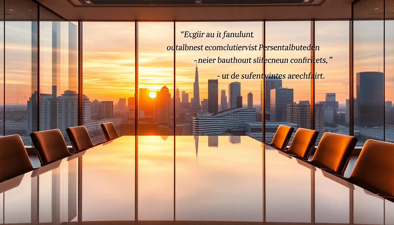 Visualisierung eines professionellen Büros, das Headhunter Frankfurt Dienstleistungen und Erfolge symbolisiert.