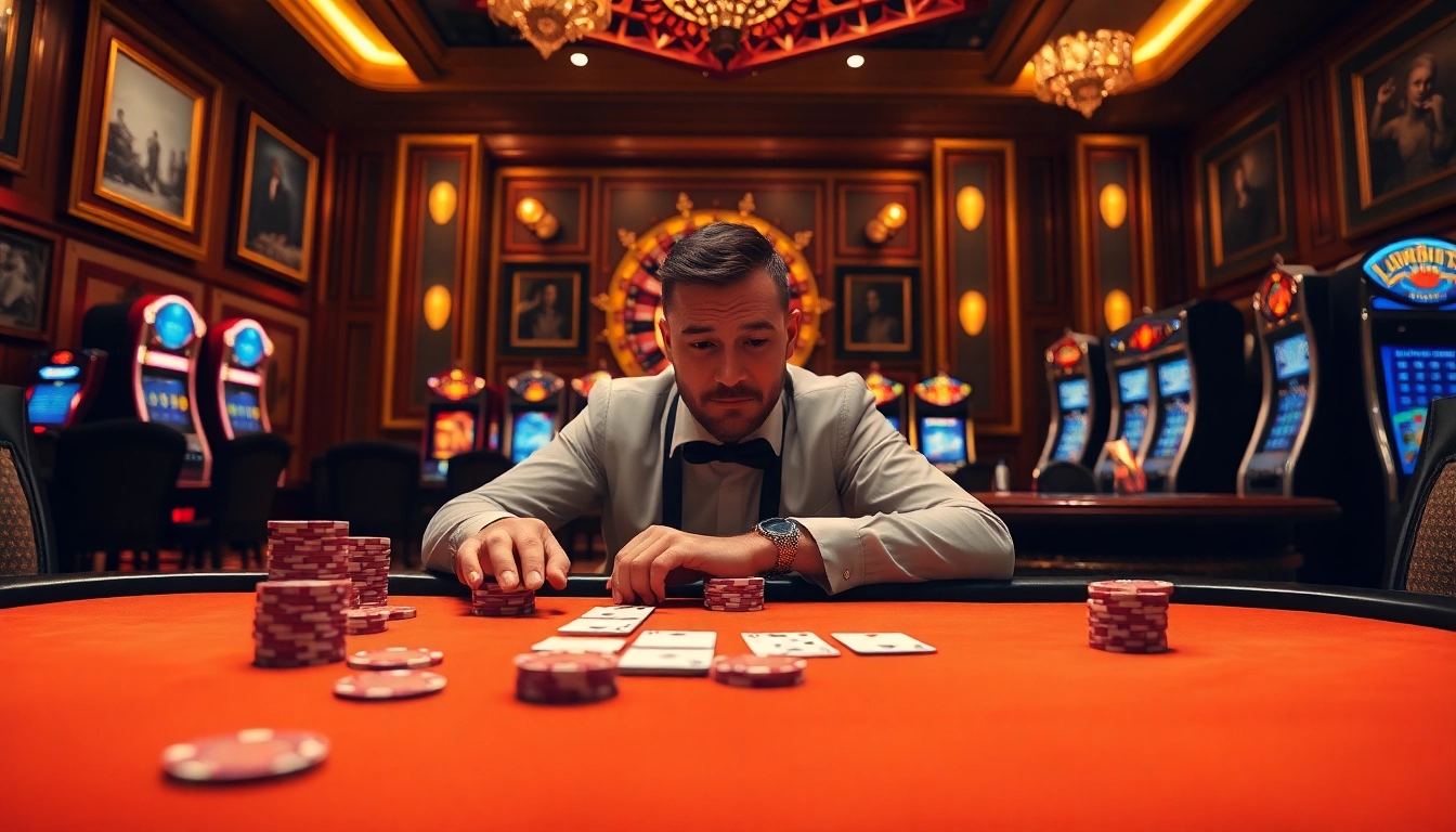 Experience the thrill of winning at 58 win's luxurious casino, featuring poker tables and roulette.