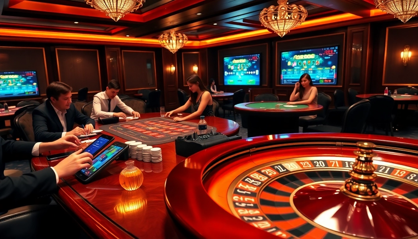 Experience the thrill of 88i bet with players at luxurious casino tables.