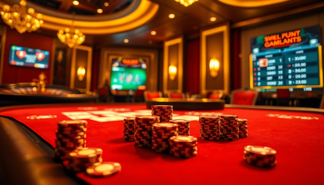 Daga players engage in a thrilling poker game at a luxurious casino table.