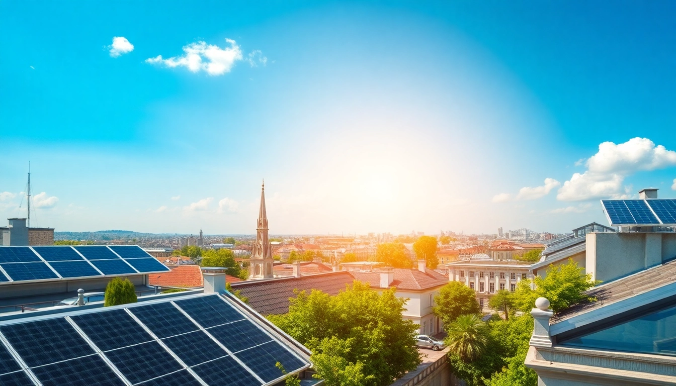 Solar Wien: Professionelle Solarinstallation auf modernen Dächern in Wien