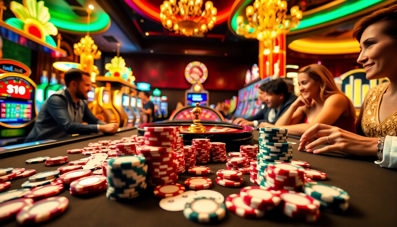 thrilling victory at win678 casino table with colorful poker chips and cards