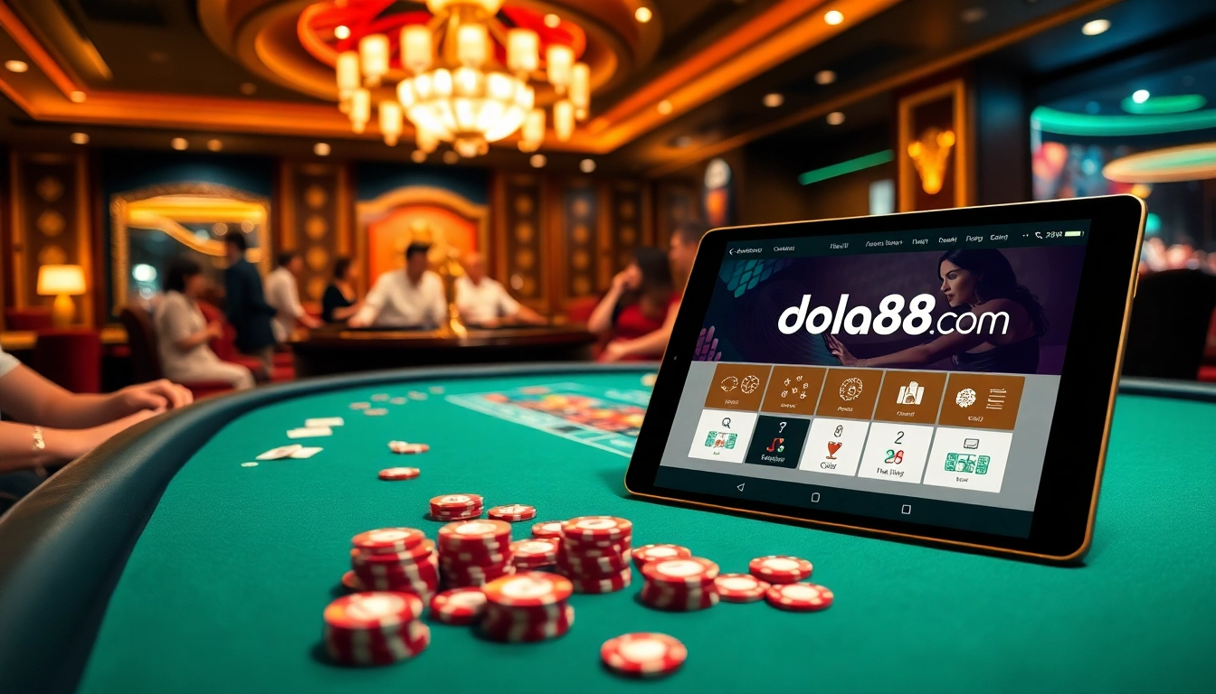 Experience the thrill of winning with DOLA88's advanced online gaming interface.